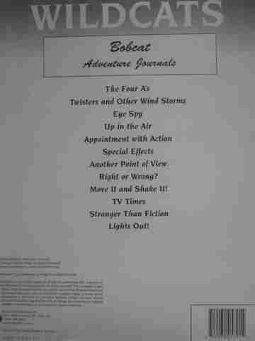 (image for) Wildcats Bobcat Adventure Journals (Pk)