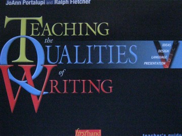 (image for) Teaching the Qualities of Writing TRP (TE)(Pk) by Portalupi,