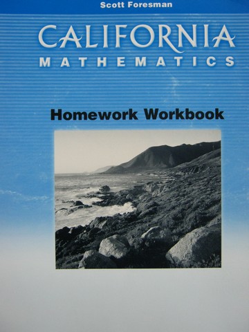 (image for) California Mathematics 2 Homework Workbook (CA)(P)