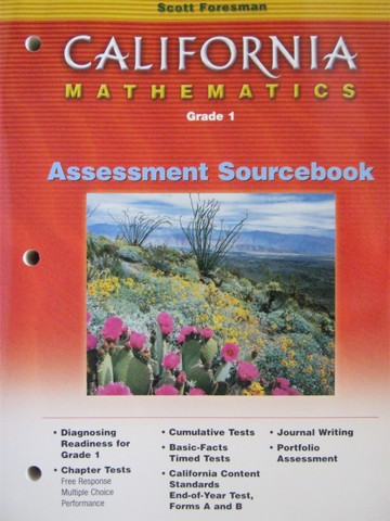 (image for) California Mathematics 1 Assessment Sourcebook (CA)(P) - Click Image to Close