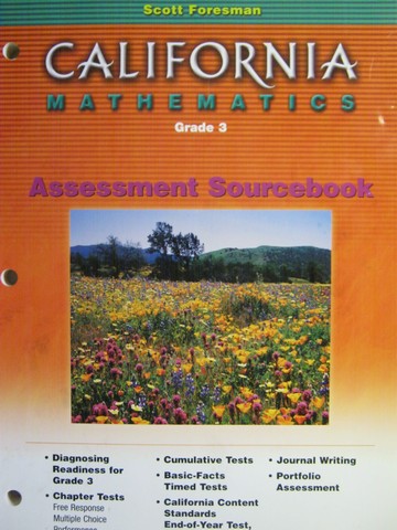 (image for) California Mathematics 3 Assessment Sourcebook (CA)(P)