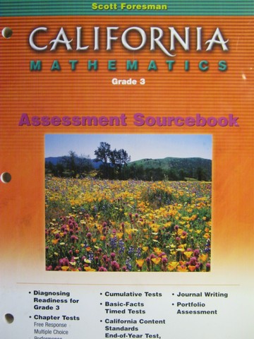 (image for) California Mathematics 3 Assessment Sourcebook (CA)(P)