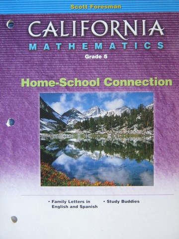 (image for) California Mathematics 5 Home-School Connection (CA)(P)
