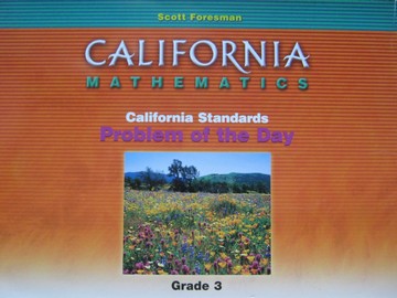(image for) California Mathematics 3 Problem of the Day (CA)(Spiral)