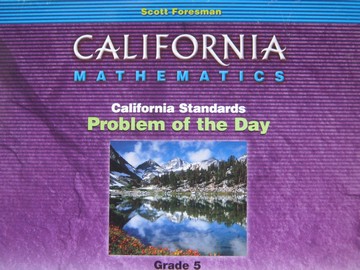 (image for) California Mathematics 5 Problem of the Day (CA)(Spiral)