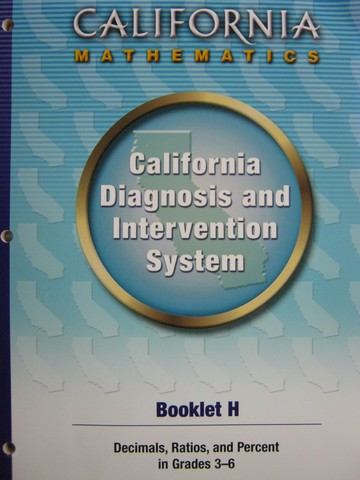 (image for) California Diagnosis & Intervention System Booklet H (CA)(P)
