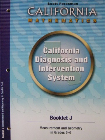 (image for) California Diagnosis & Intervention System Booklet J (CA)(P)