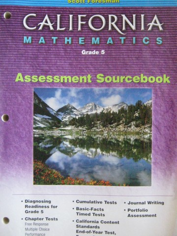 (image for) California Mathematics 5 TRP (CA)(TE)(Pk)