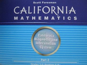 (image for) California Mathematics 3-6 Diagnosis & Intervention Part 2 (Pk)