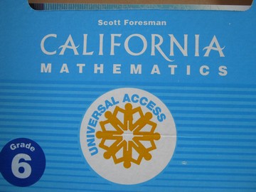 (image for) California Mathematics 6 Universal Access Kit (CA)(Box)
