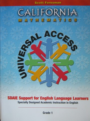 (image for) California Mathematics 1 Support for English Language (CA)(P)