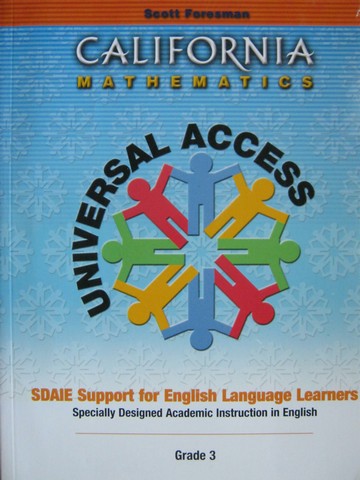 (image for) California Mathematics 3 Support for English Language (CA)(P)