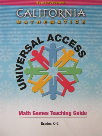 (image for) California Mathematics K-2 Math Games TG (CA)(TE)(P)