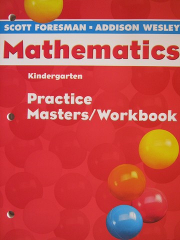 (image for) SFAW Mathematics K Practice Masters/Workbook (P)