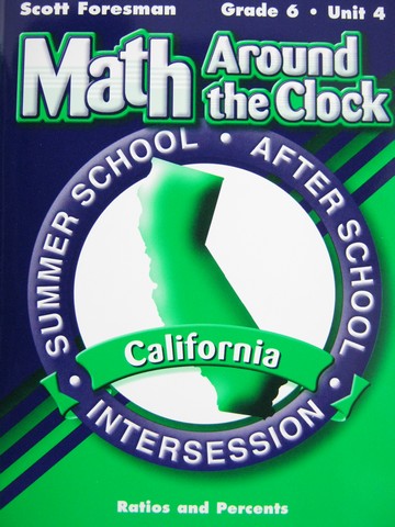 (image for) Math Around the Clock 6-4 Ratios & Percents (CA)(P)