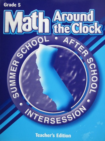 (image for) Math Around the Clock 5 California TE (CA)(TE)(P)