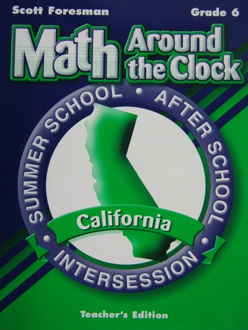 (image for) Math Around the Clock 6 California TE (CA)(TE)(P)