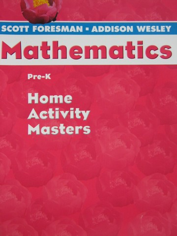 (image for) Mathematics Pre-K Home Activity Masters (P)