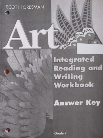 (image for) Art 7 Integrated Reading & Writing Workbook Answer Key (P)