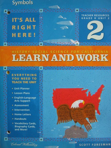 (image for) History-Social Science for California K Unit 2 TR (CA)(TE)(P)