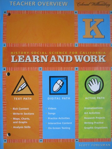 (image for) History-Social Science for California K Teacher Overview (TE)(P)