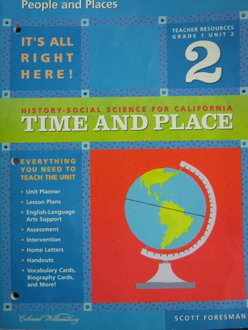 (image for) History-Social Science for California 1 Unit 2 TR (CA)(TE)(P)