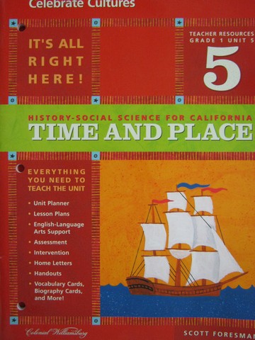 (image for) History-Social Science for California 1 Unit 5 TR (CA)(TE)(P)