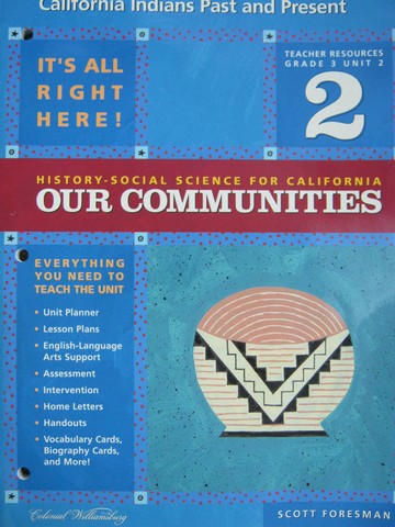(image for) History-Social Science for California 3 Unit 2 TR (CA)(TE)(P)