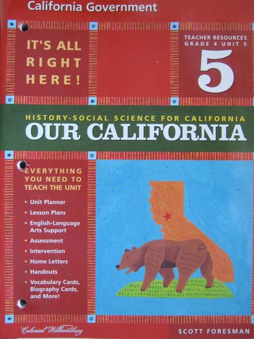(image for) History-Social Science for California 4 Unit 5 TR (CA)(TE)(P) - Click Image to Close