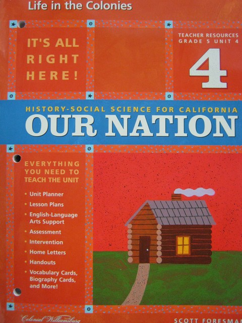 (image for) History-Social Science for California 5 Unit 4 TR (CA)(TE)(P)