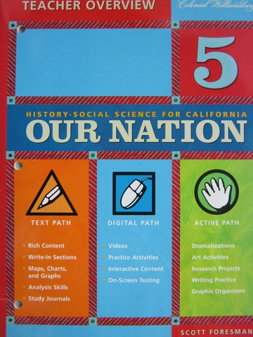 (image for) History-Social Science for California 5 Teacher Overview (TE)(P)
