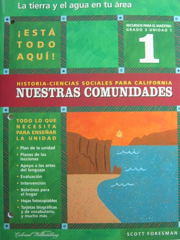 (image for) Nuestras comunidades 3 Unidad 1 Recursos para el (CA)(TE)(P)