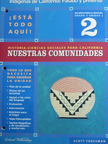 (image for) Nuestras comunidades 3 Unidad 2 Recursos para el (CA)(TE)(P)