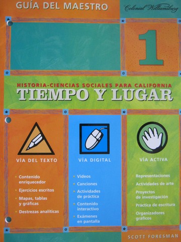(image for) Tiempo y lugar 1 Guia del maestro (CA)(TE)(P)