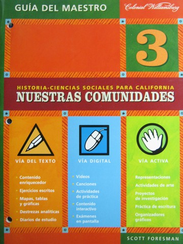 (image for) Nuestras comunidades 3 Guia del maestro (CA)(TE)(P)