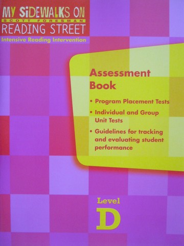 (image for) My Sidewalks on Reading Street D Assessment Book (P)