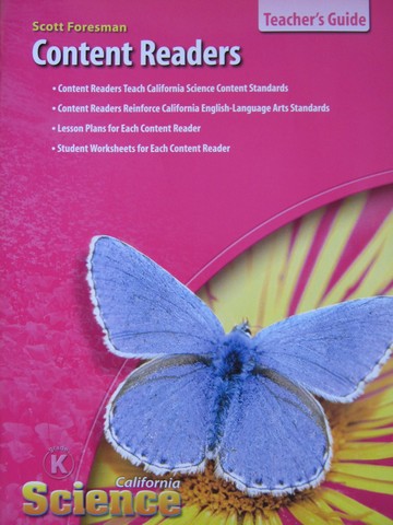 (image for) California Science K Content Readers TG (CA)(TE)(P)