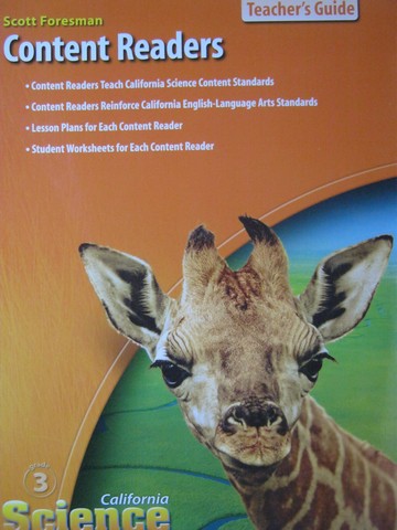 (image for) California Science 3 Content Readers TG (CA)(TE)(P)