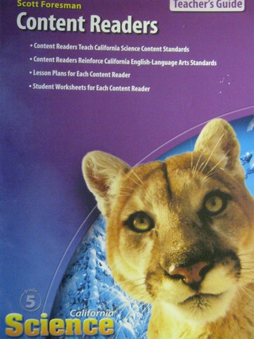 (image for) California Science 5 Content Readers TG (CA)(TE)(P)