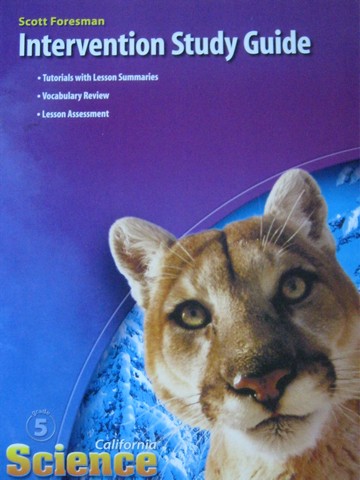 (image for) California Science 5 Intervention Study Guide (CA)(TE)(P)