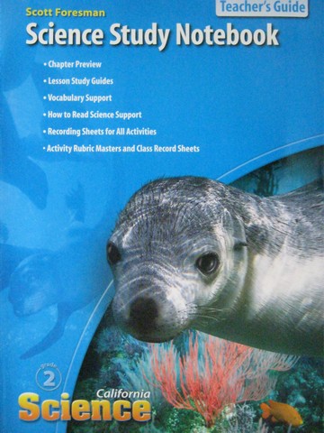 (image for) California Science 2 Science Study Notebook TG (CA)(TE)(P)