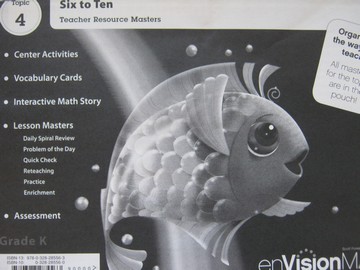 (image for) enVision Math California K Topic 4 TRM (CA)(TE)(P)