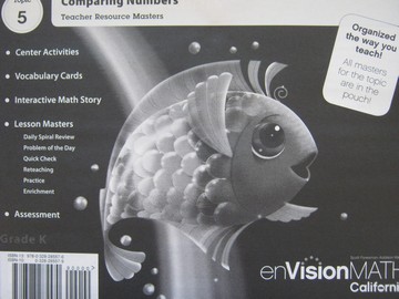 (image for) enVision Math California K Topic 5 TRM (CA)(TE)(P)