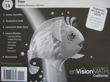 (image for) enVision Math California K Topic 14 TRM (CA)(TE)(P)