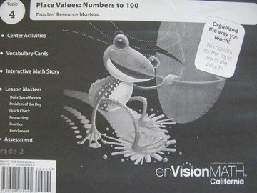 (image for) enVision Math California 2 Topic 4 TRM (CA)(TE)(P)
