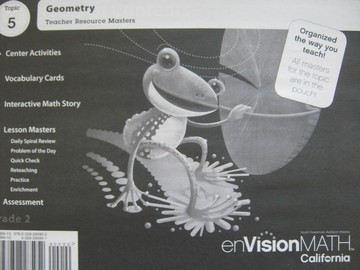 (image for) enVision Math California 2 Topic 5 TRM (CA)(TE)(P)