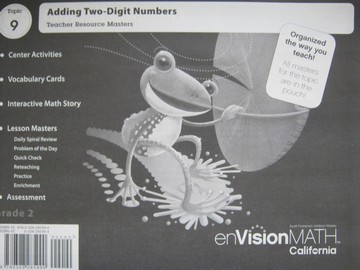 (image for) enVision Math California 2 Topic 9 TRM (CA)(TE)(P)