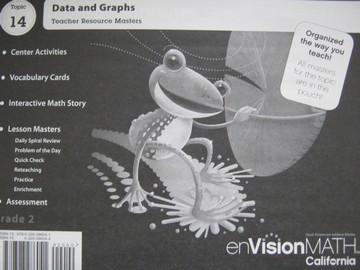 (image for) enVision Math California 2 Topic 14 TRM (CA)(TE)(P)