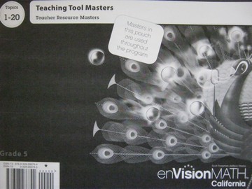 (image for) enVision Math California 5 Topics 1-20 TRM (CA)(TE)(P)