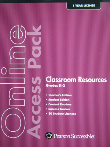 (image for) California Science K-2 Teacher Online Access Pack (CA)(TE)(P)